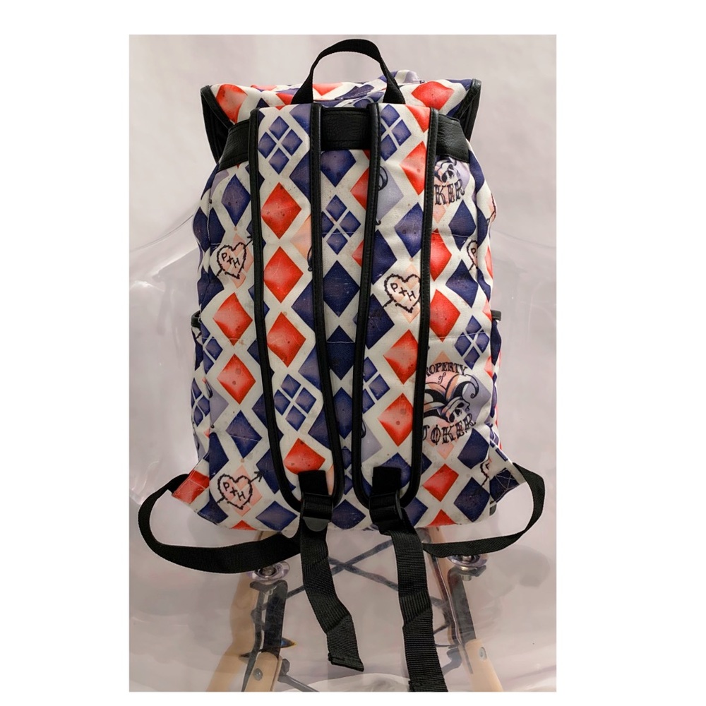 Pre-owned DC Comics Suicide Squad Harley Quinn Large Slouch Backpack - Picture 13 of 13